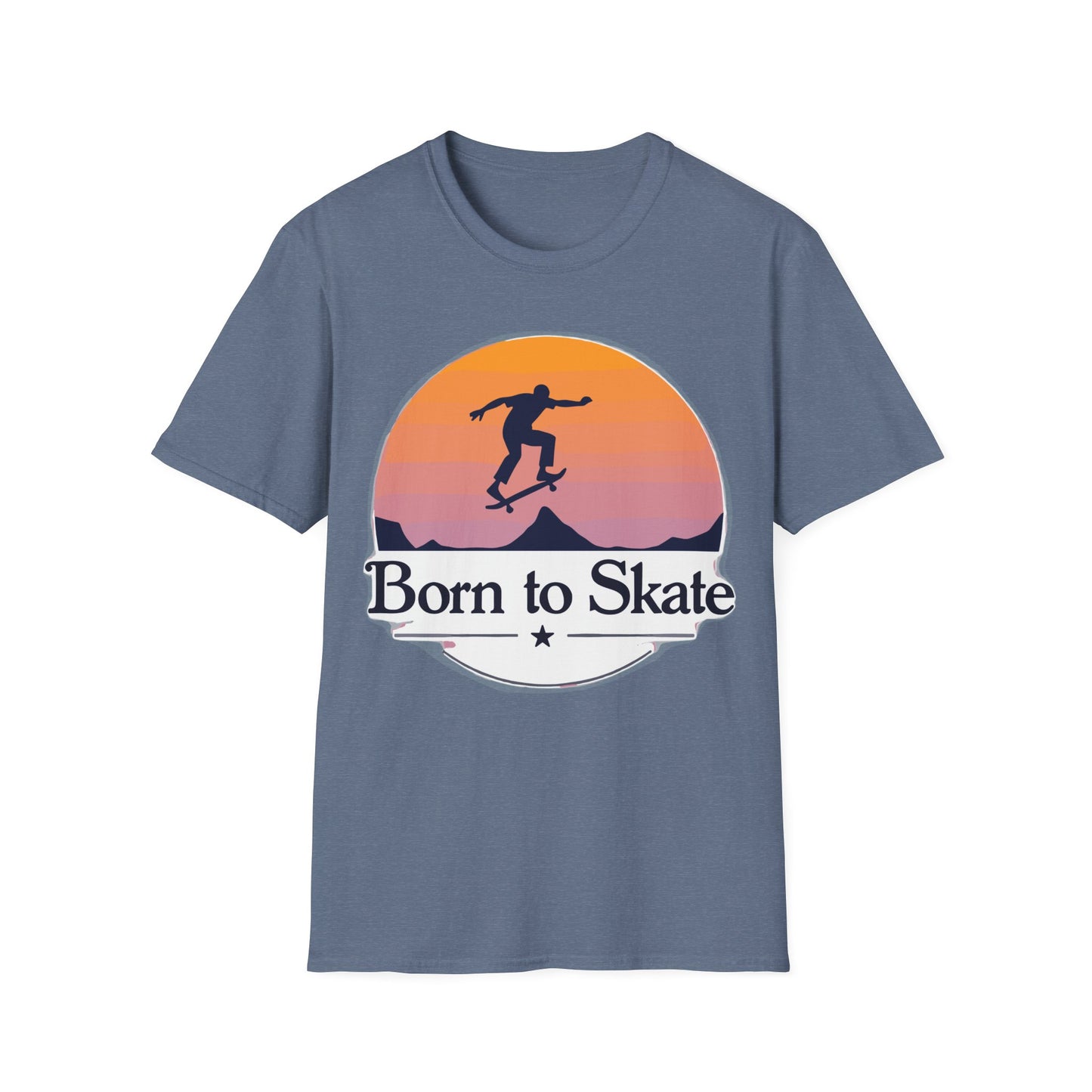 Born To Skate With Star T-Shirt