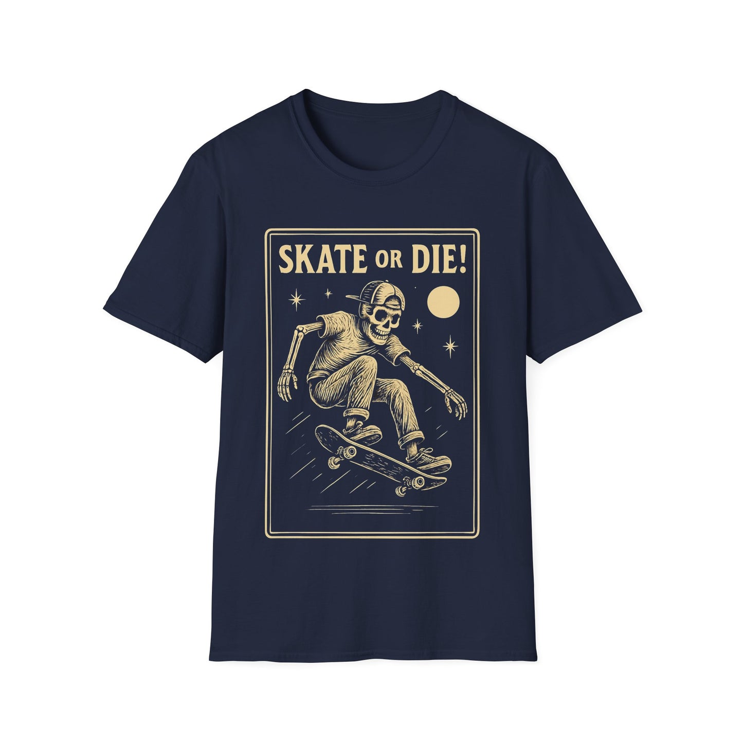 Skate or Die Skeleton T-Shirt