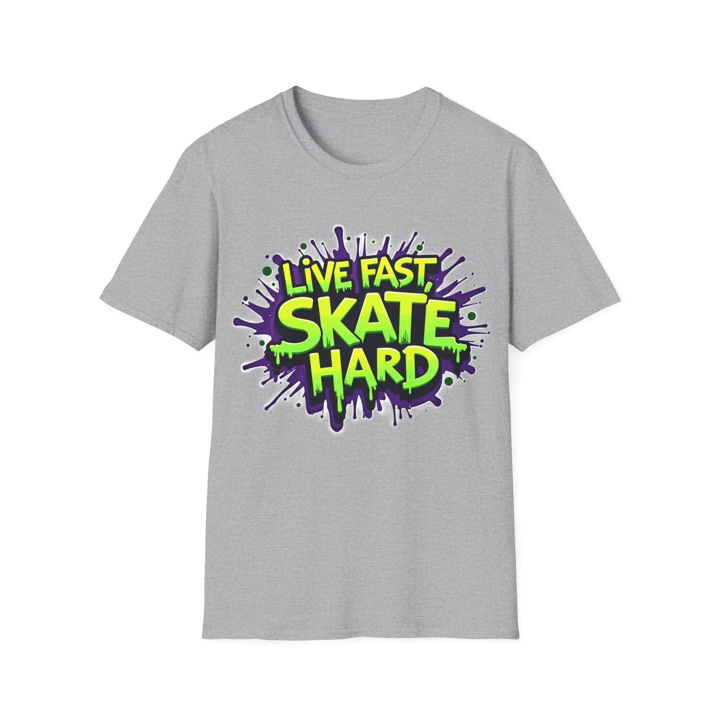 Live Fast, Skate Hard Graphic T-Shirt