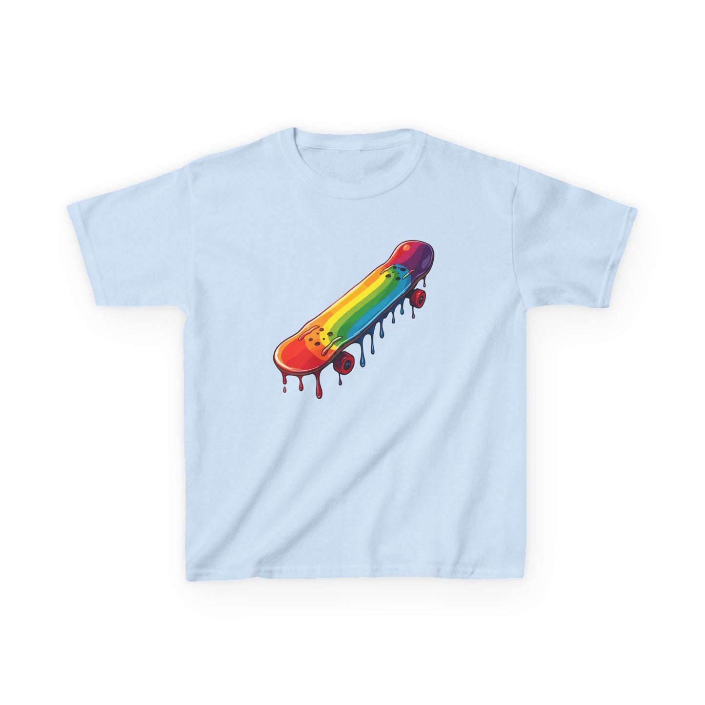 Dripping Paint Skateboard Kid's Tee