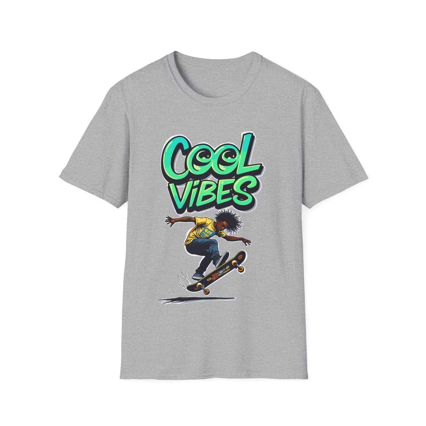 Cool Vibes In Blue T-Shirt