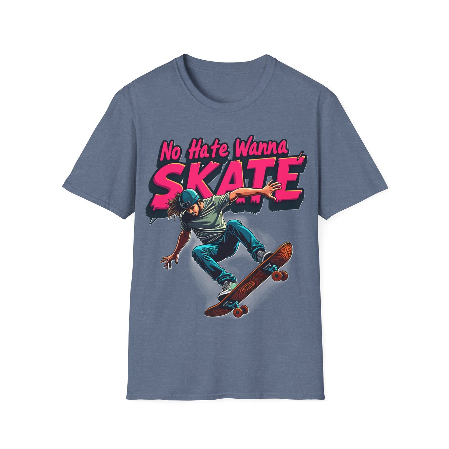 No Hate Wanna Skate T-Shirt