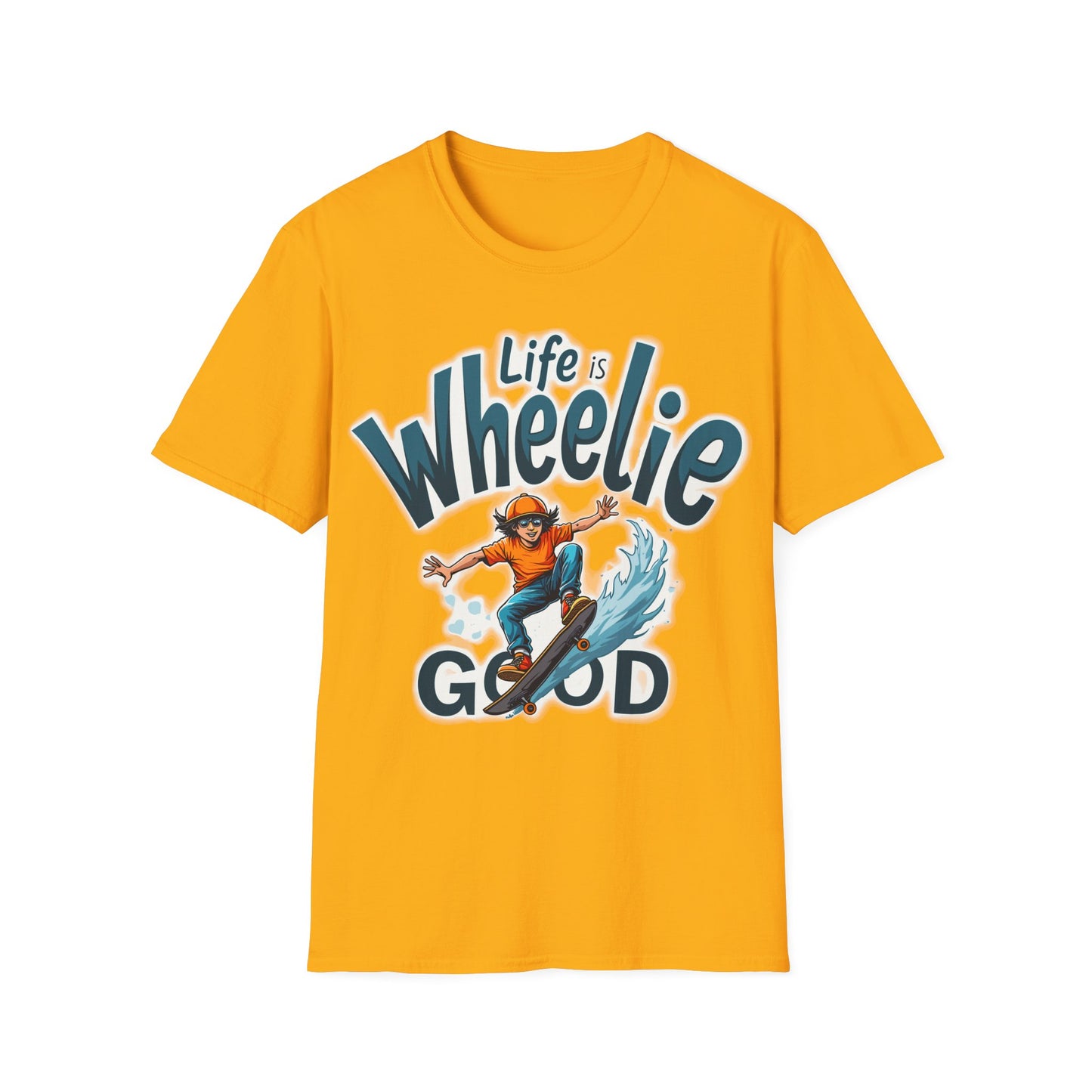 Life Is Wheelie Good With Sunglasses T-Shirt