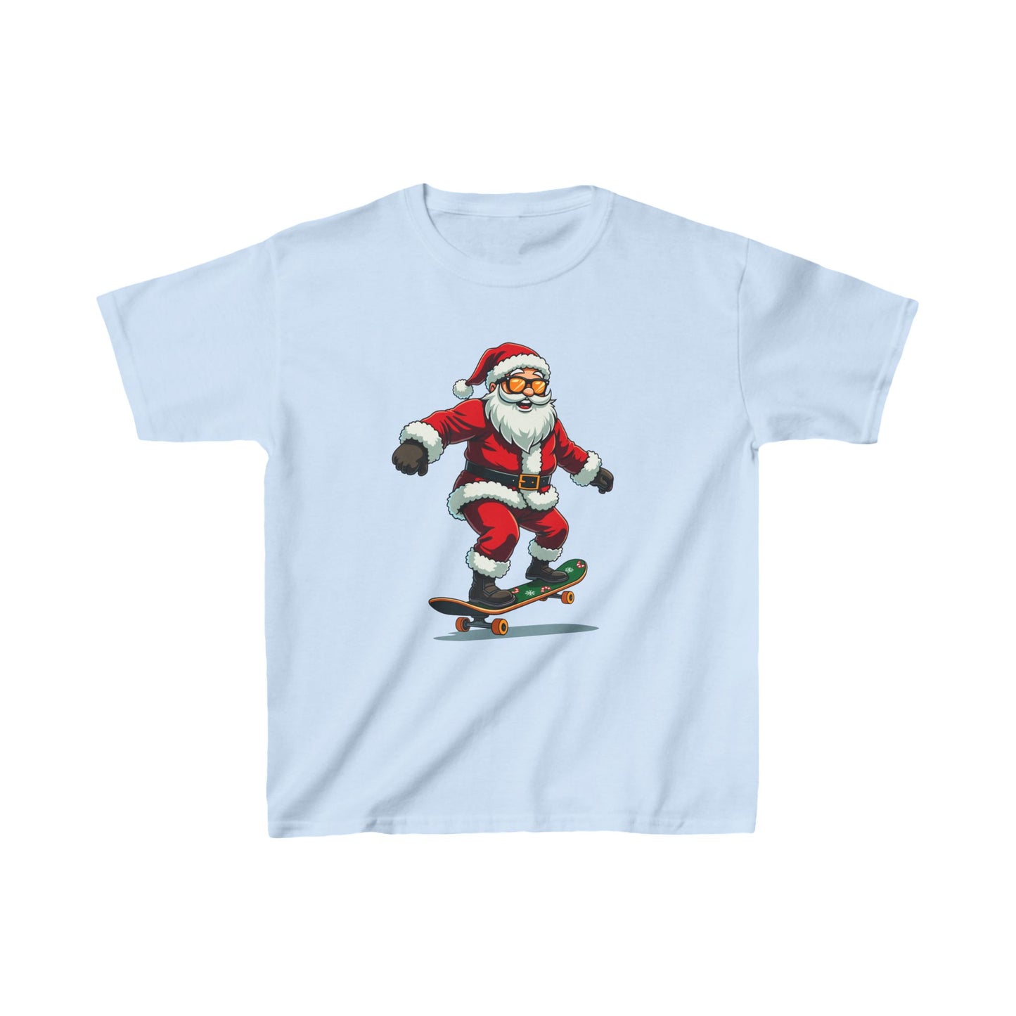 Santa Skateboarding Kid's Tee