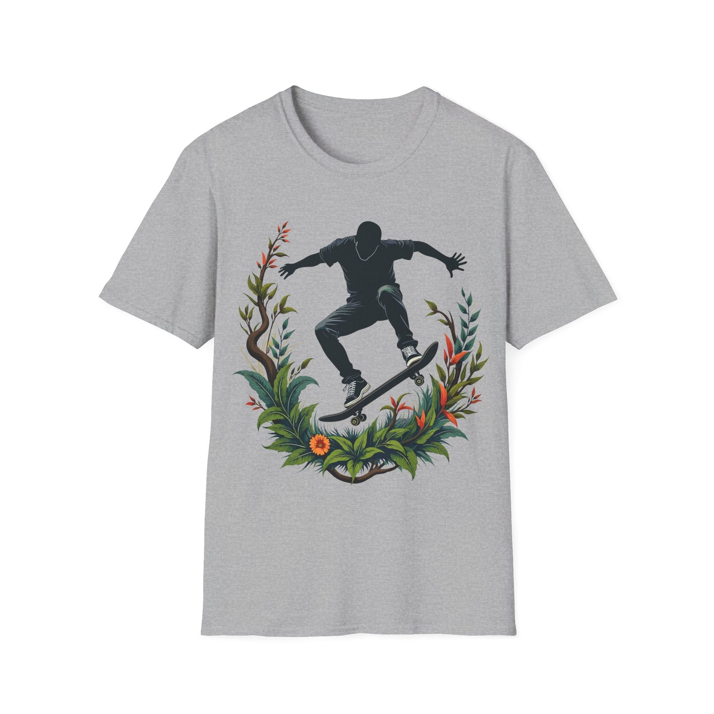 Skateboard Elegance T-Shirt