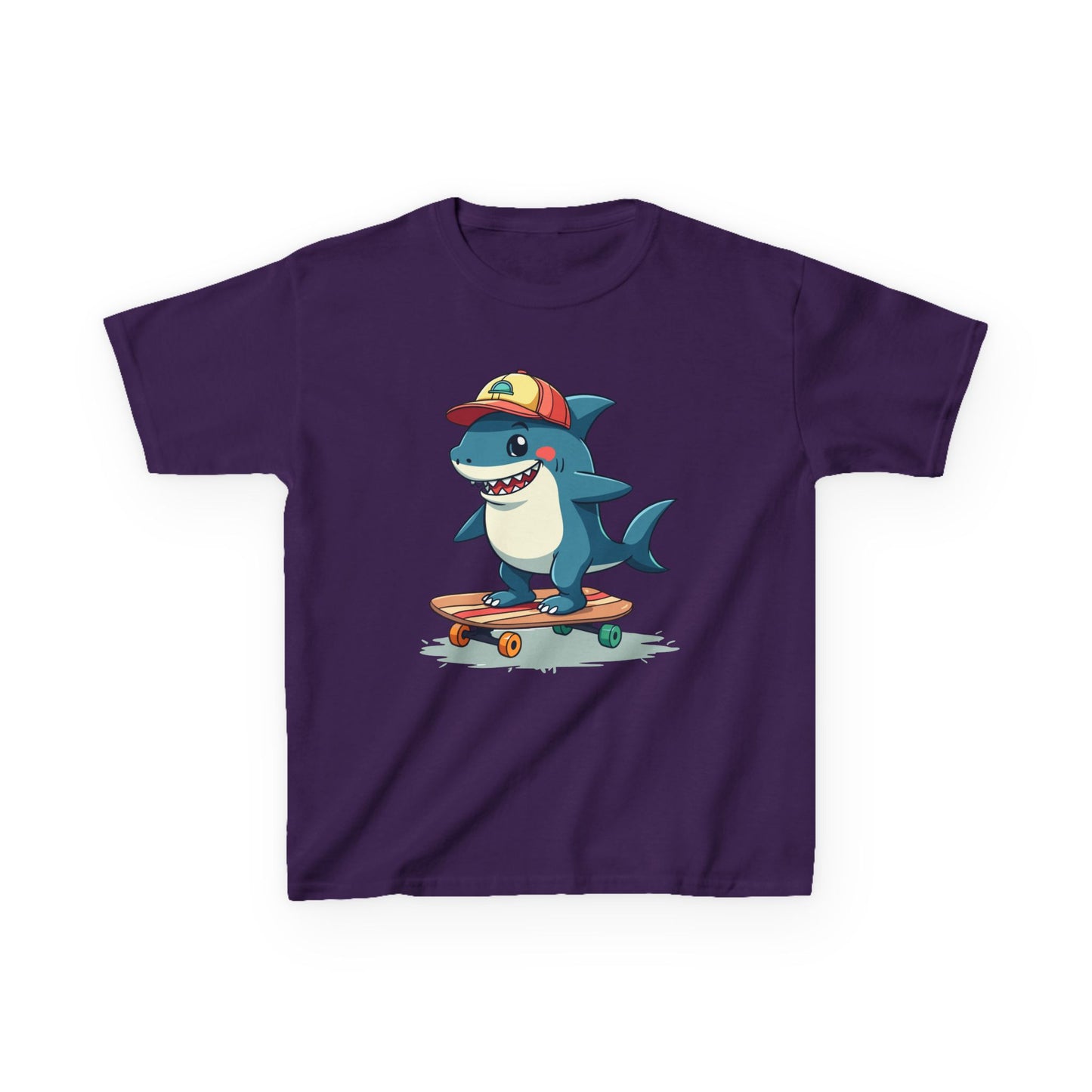 Skateboarding Shark Kid's Tee