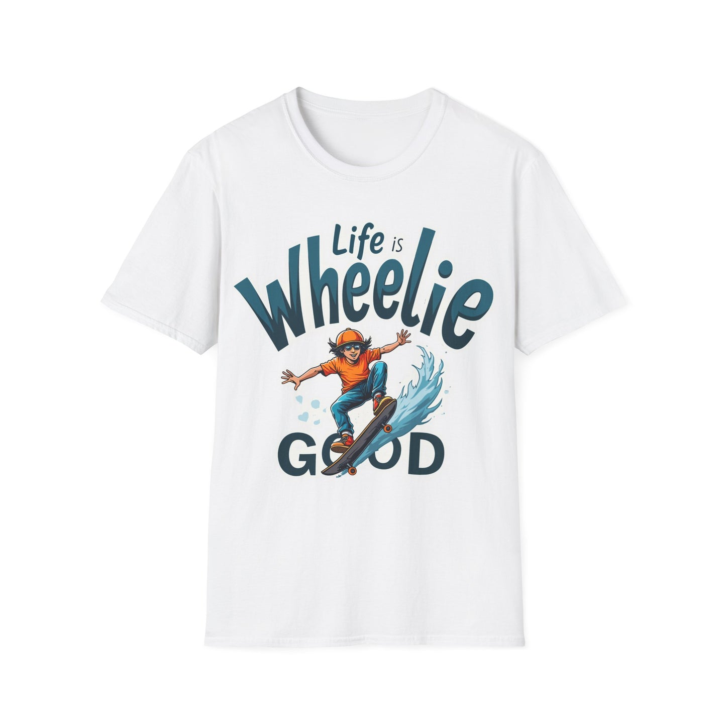 Life Is Wheelie Good With Sunglasses T-Shirt