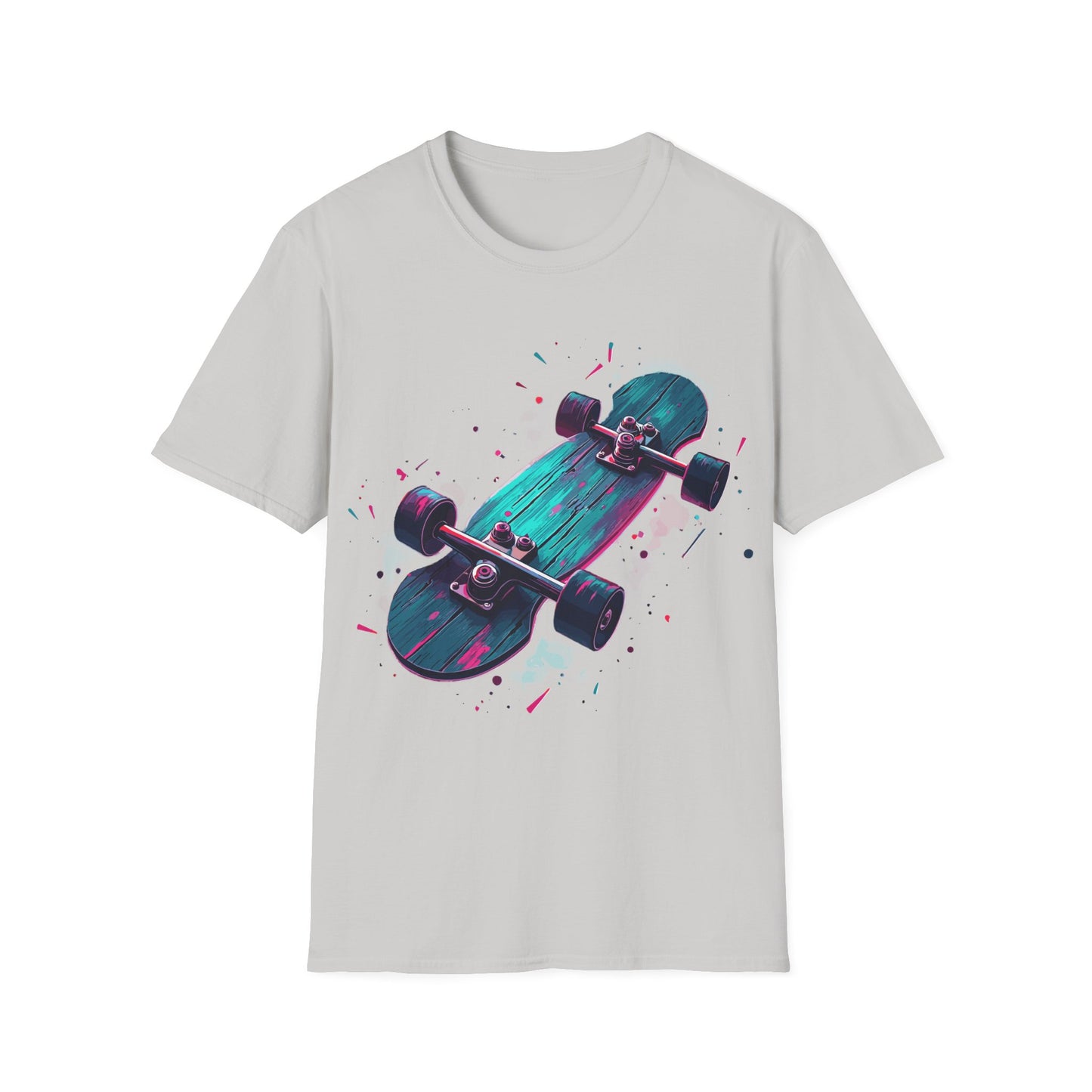 Upside Down Skateboard T-Shirt
