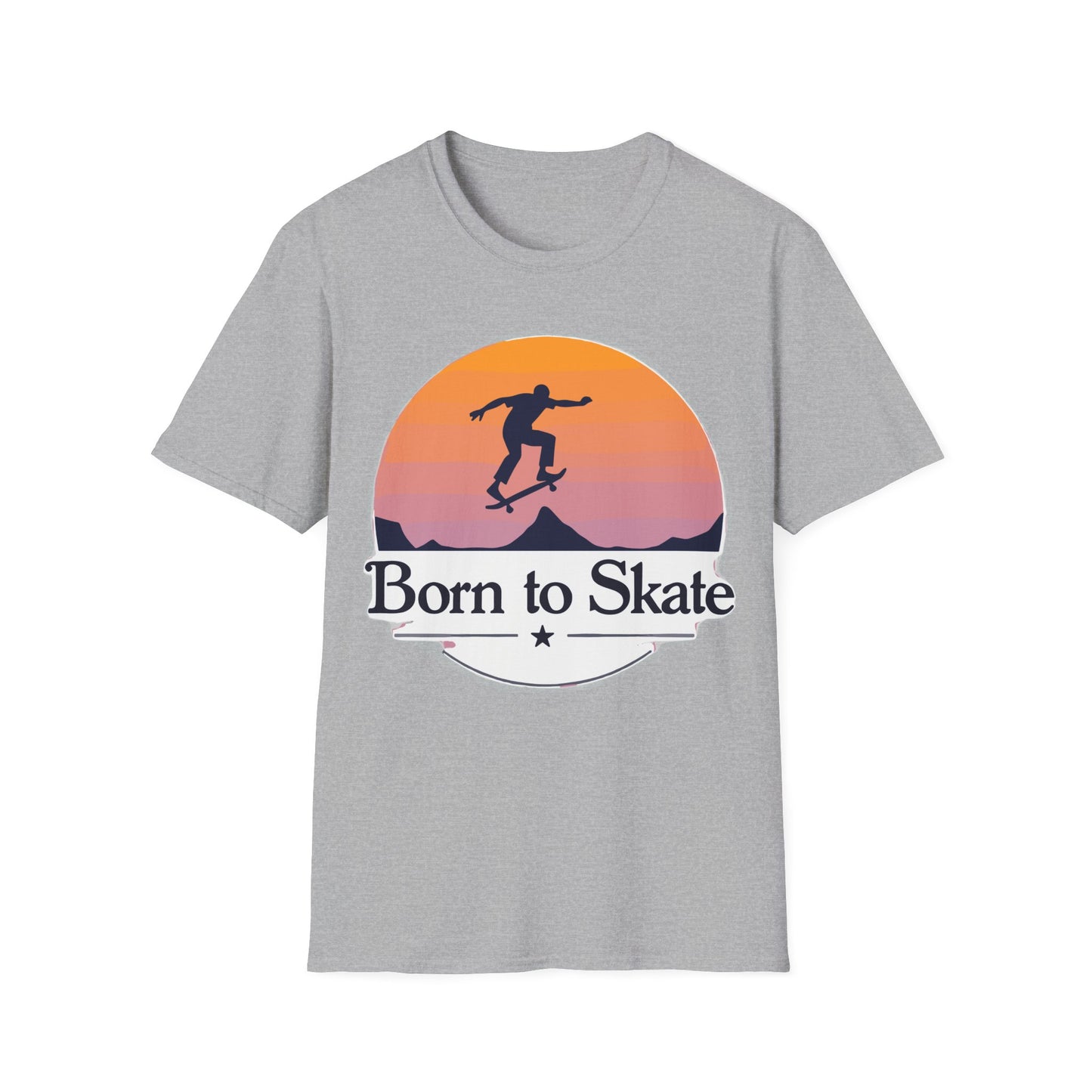 Born To Skate With Star T-Shirt