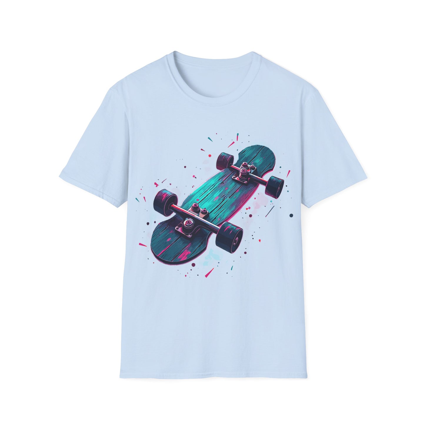 Upside Down Skateboard T-Shirt