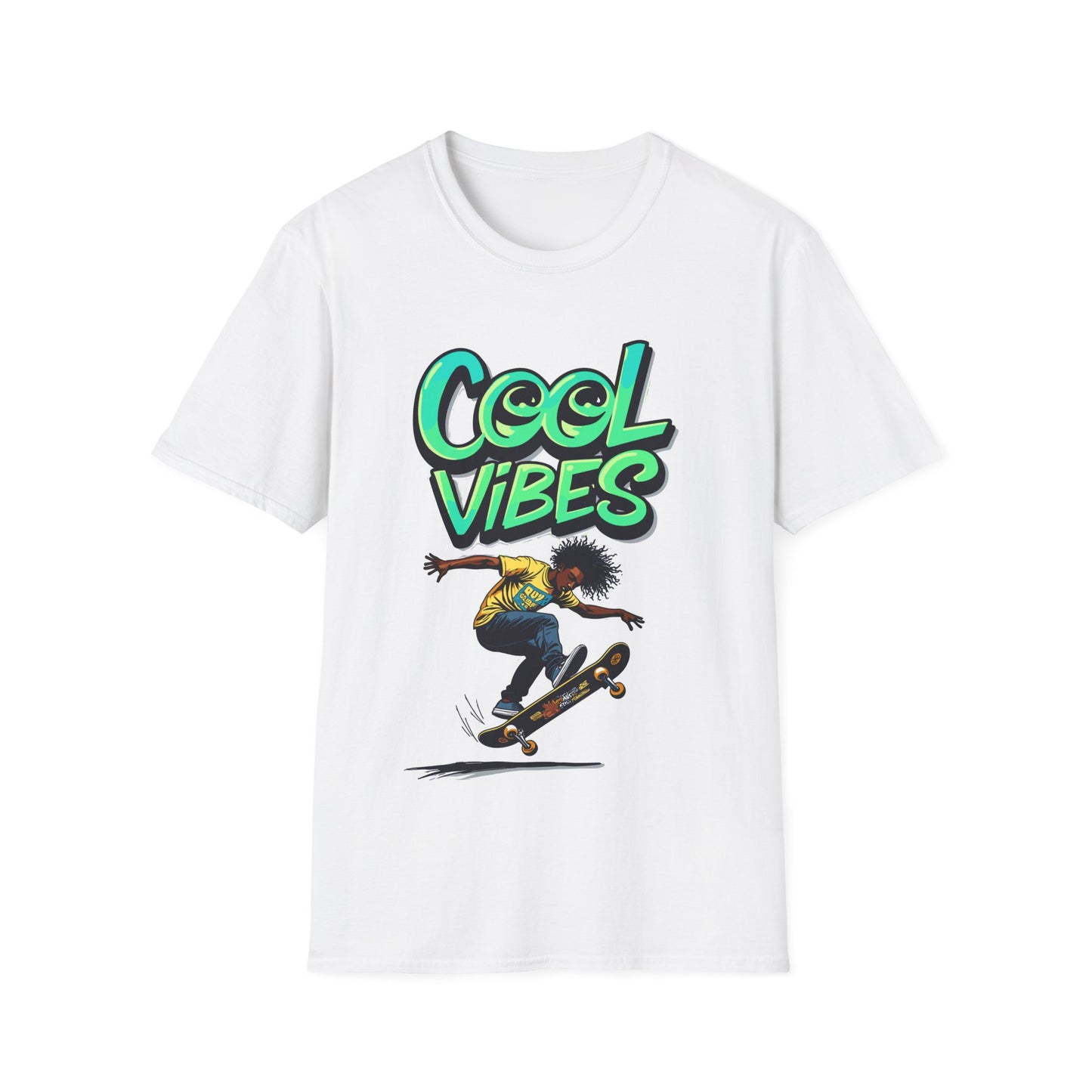 Cool Vibes In Blue T-Shirt