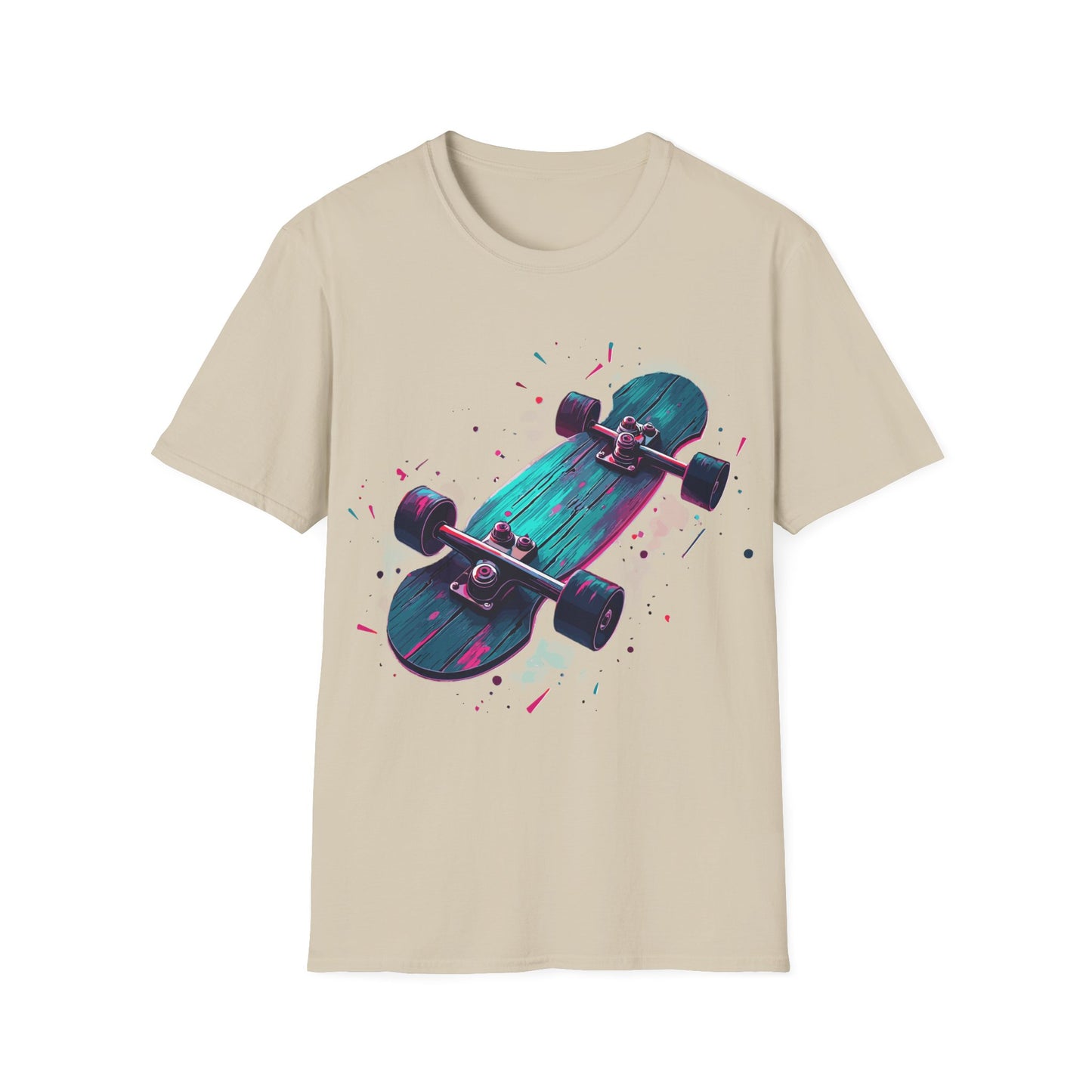 Upside Down Skateboard T-Shirt