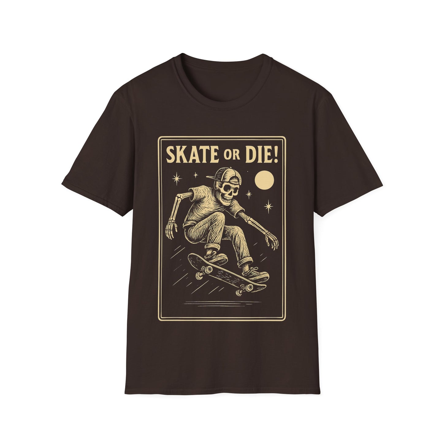 Skate or Die Skeleton T-Shirt