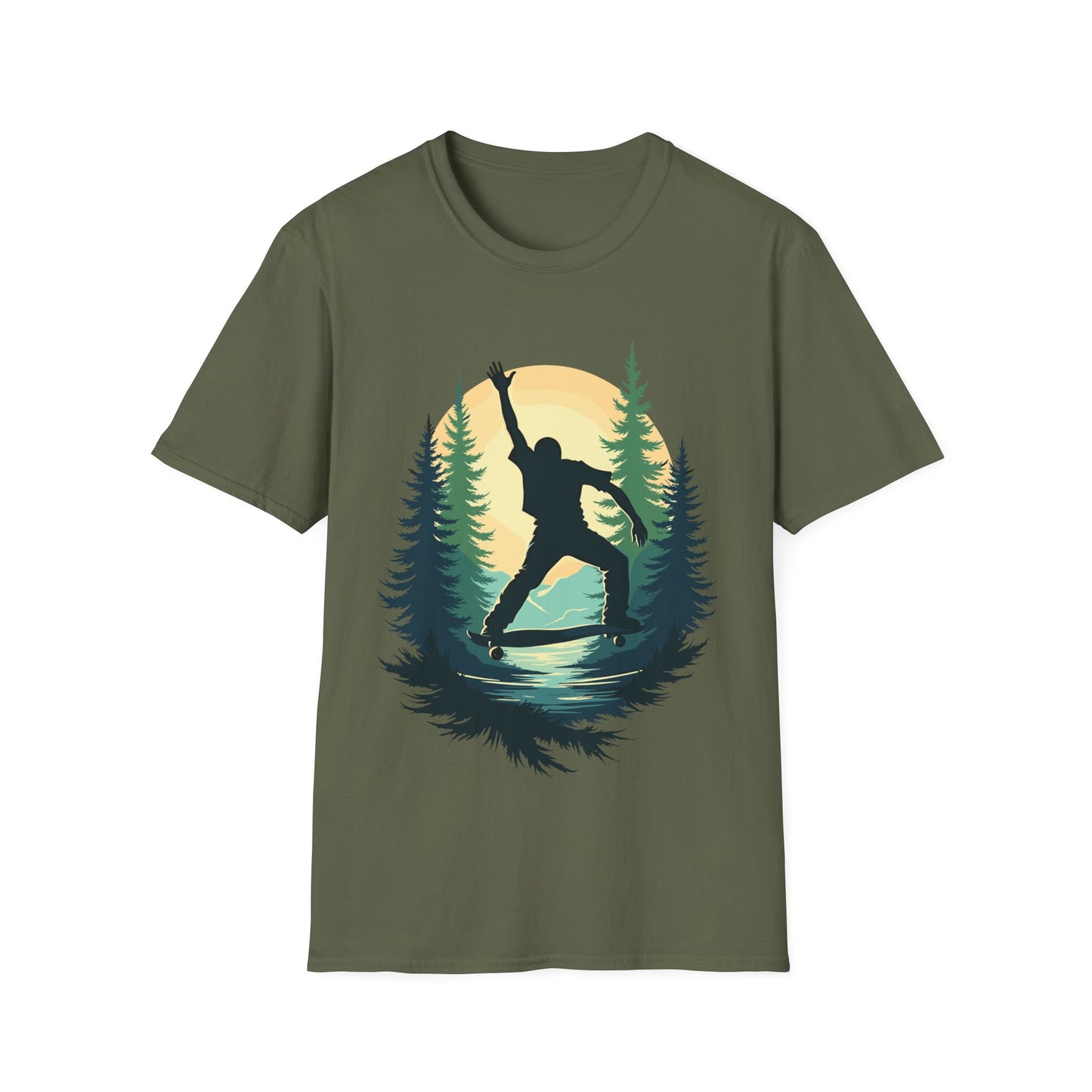 Nature Skateboarder T-Shirt