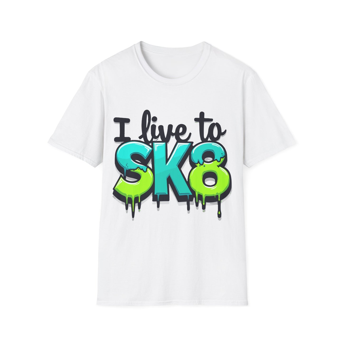 I Live To Sk8 Drip T-Shirt