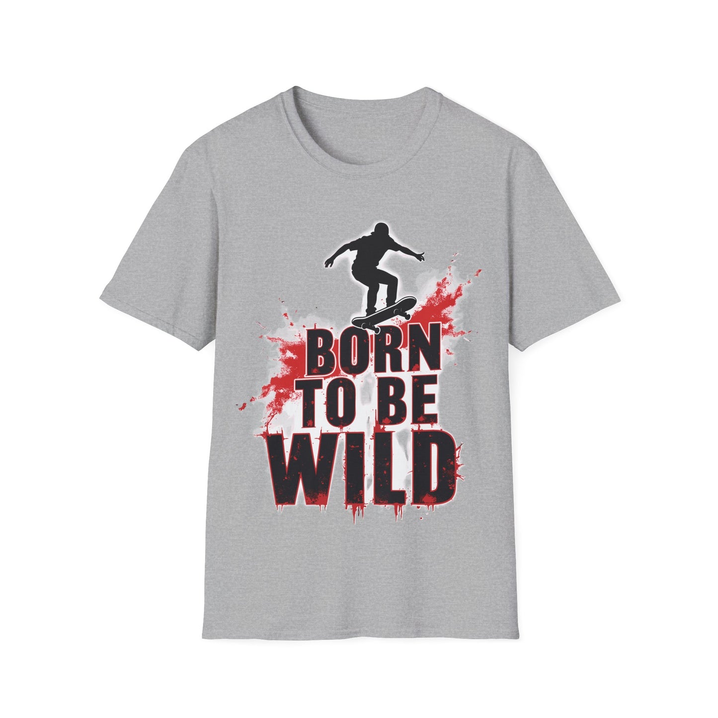 Born To Be Wild Red Drips T-Shirt