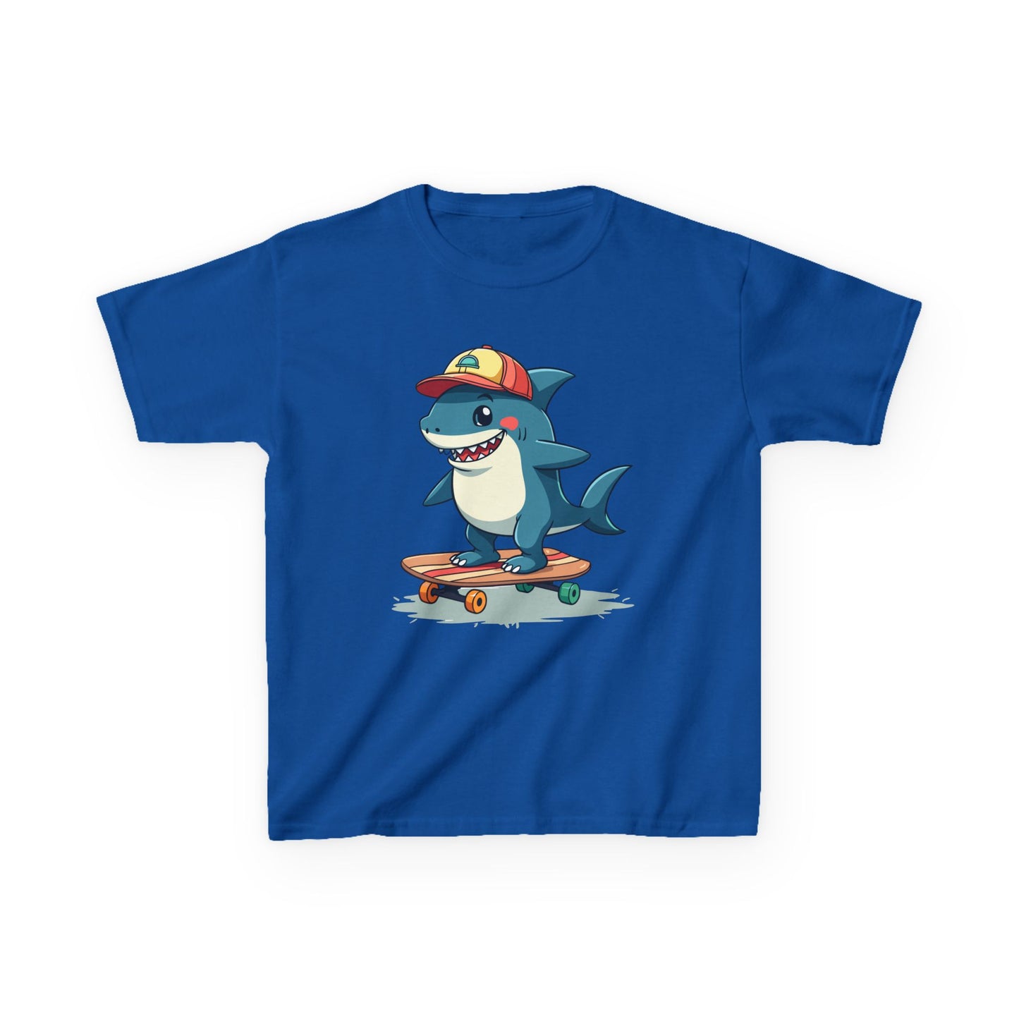 Skateboarding Shark Kid's Tee
