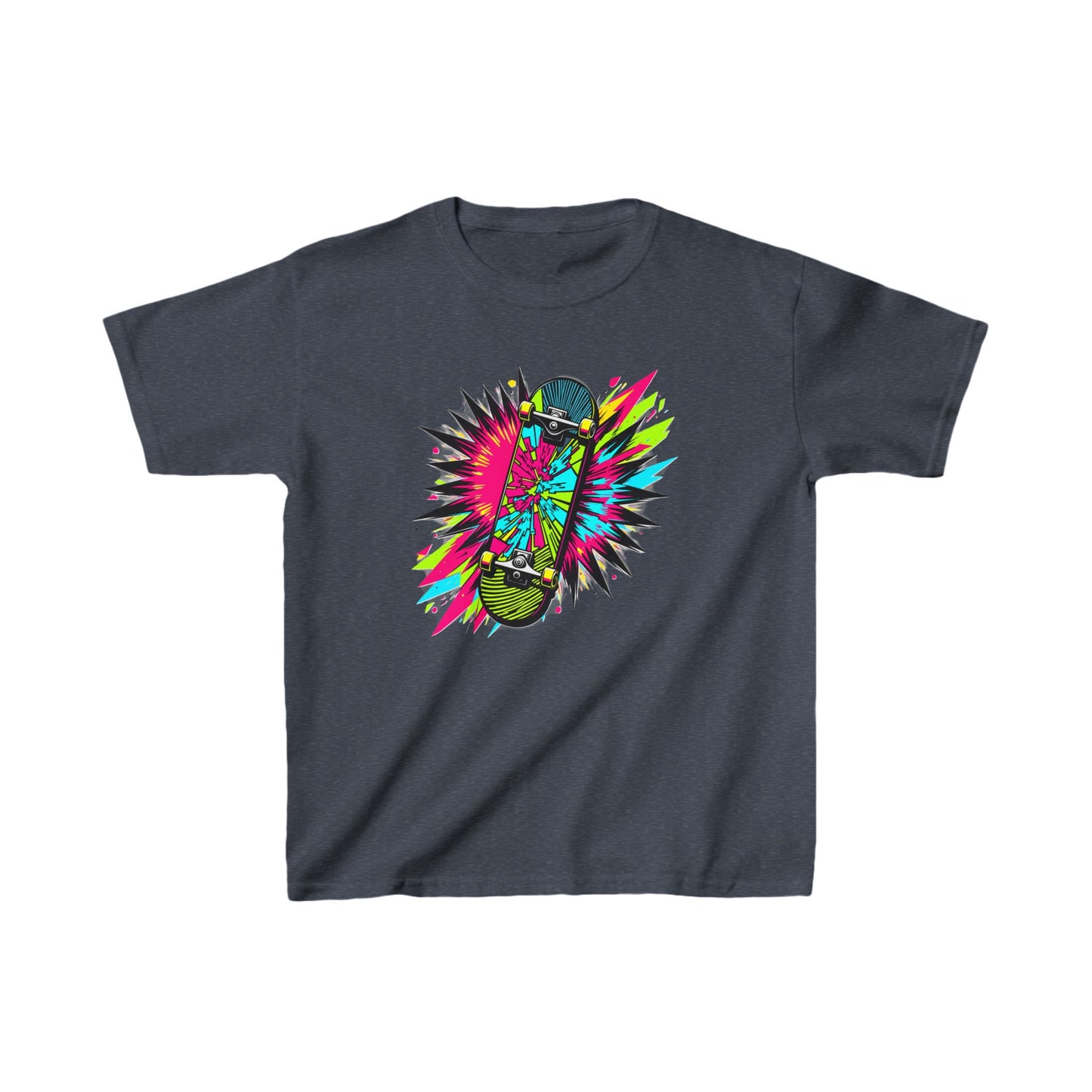 Neon Skateboard Kid's Tee