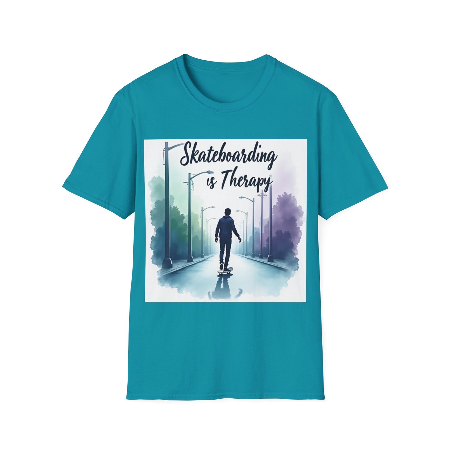 Skateboarding Is Therapy T-Shirt