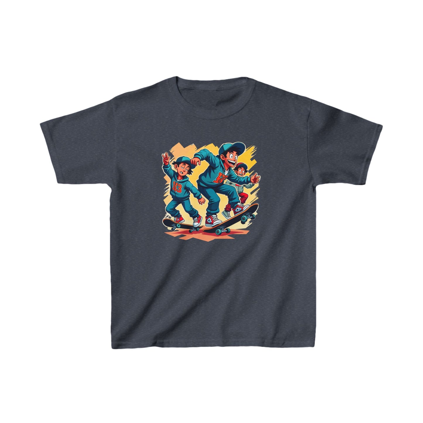 Skateboarding Buddies Kid's Tee