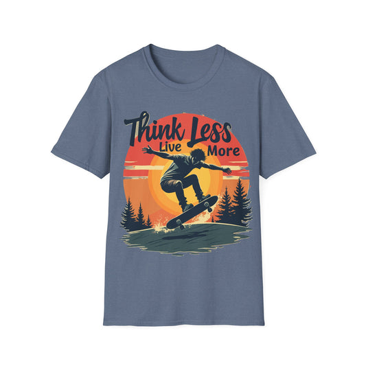 Think Less Live More Retro T-Shirt