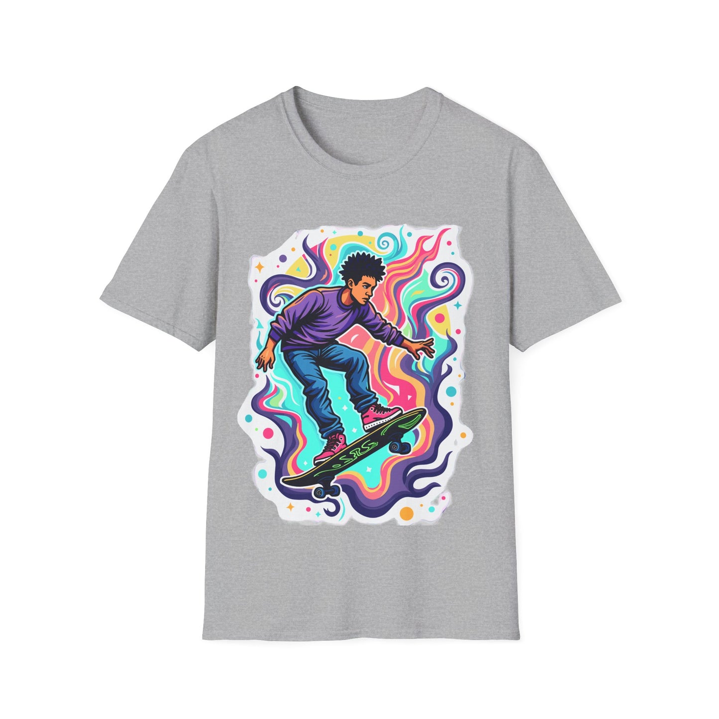 Psychedelic Skateboarder T-Shirt