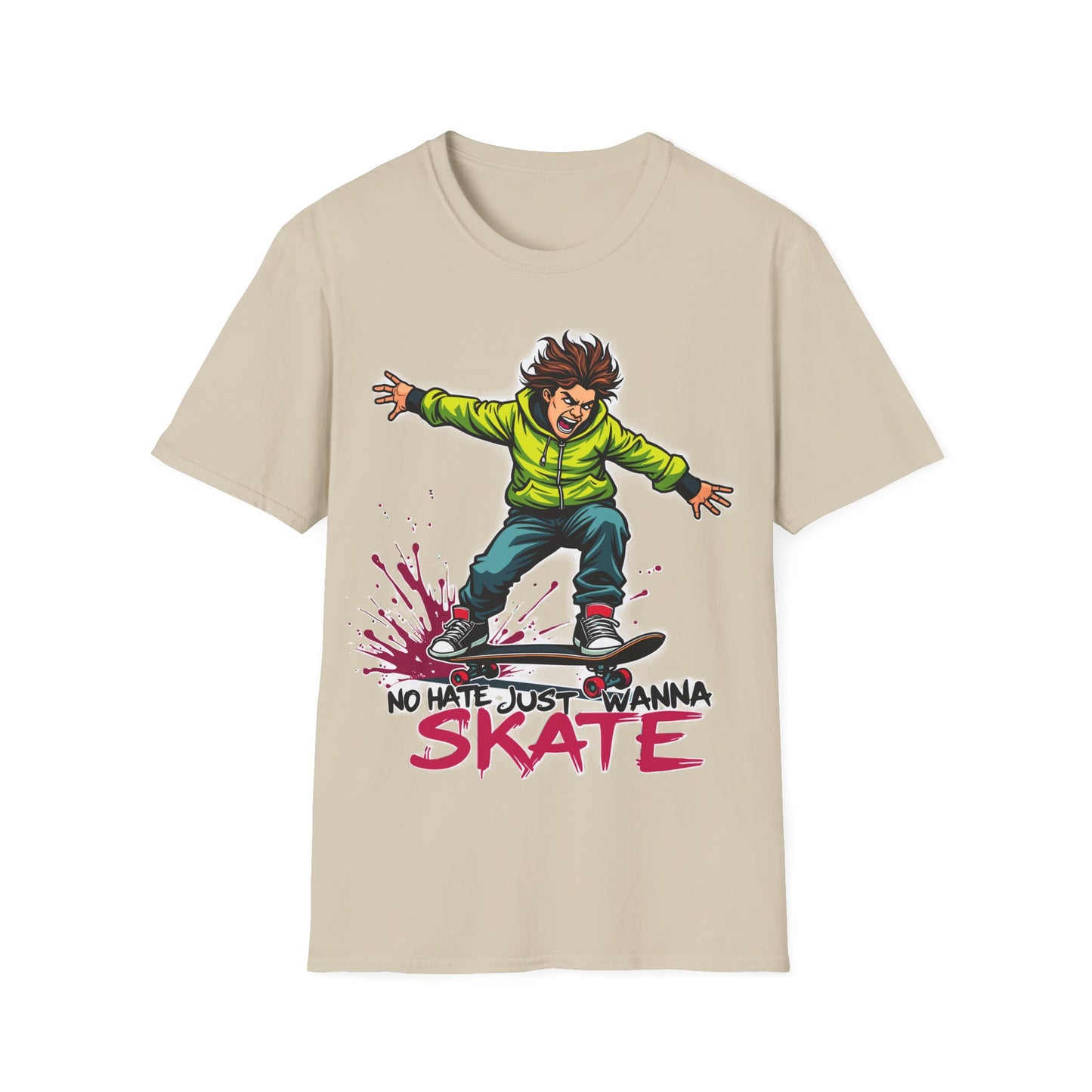 No Hate Just Wanna Skate T-Shirt