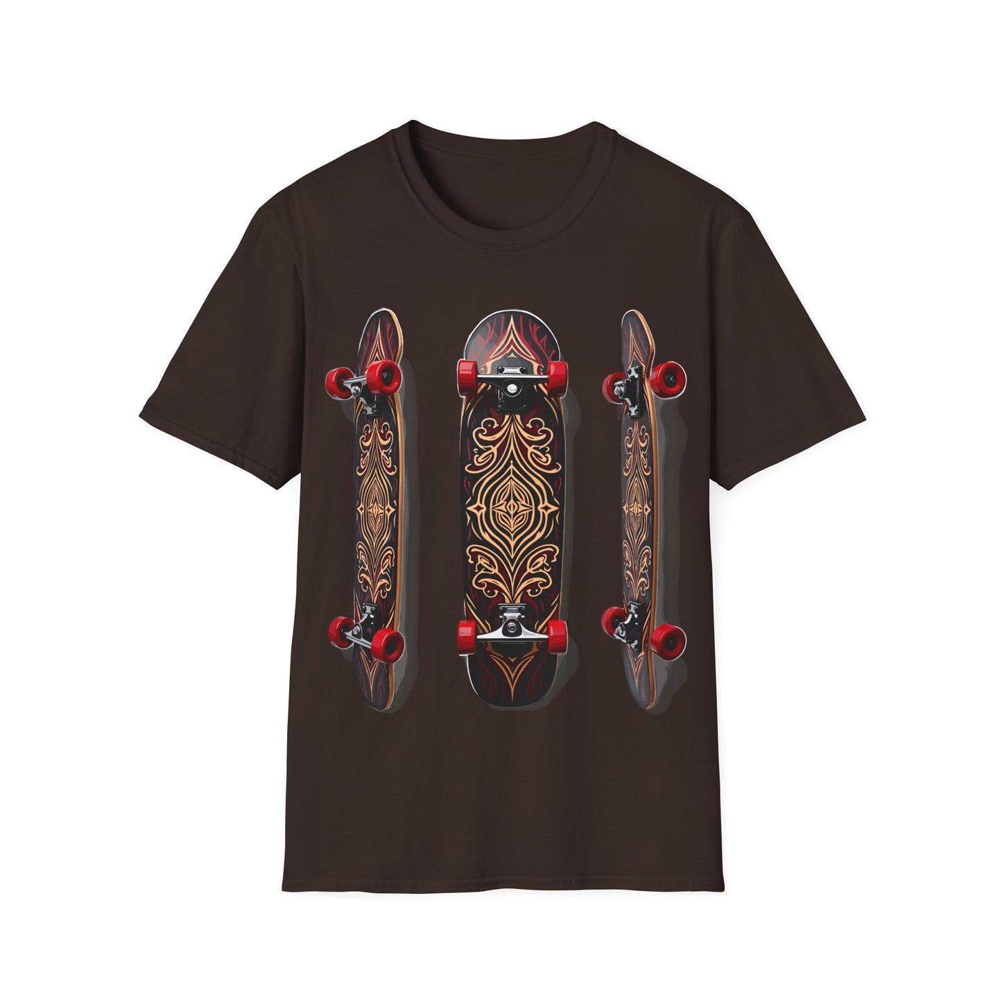 Three Tribal Wood Skateboards T-Shirt