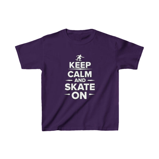 Keep Calm And Skate On Kid's Tee