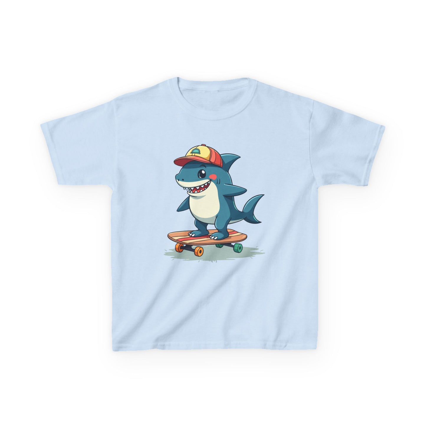 Skateboarding Shark Kid's Tee