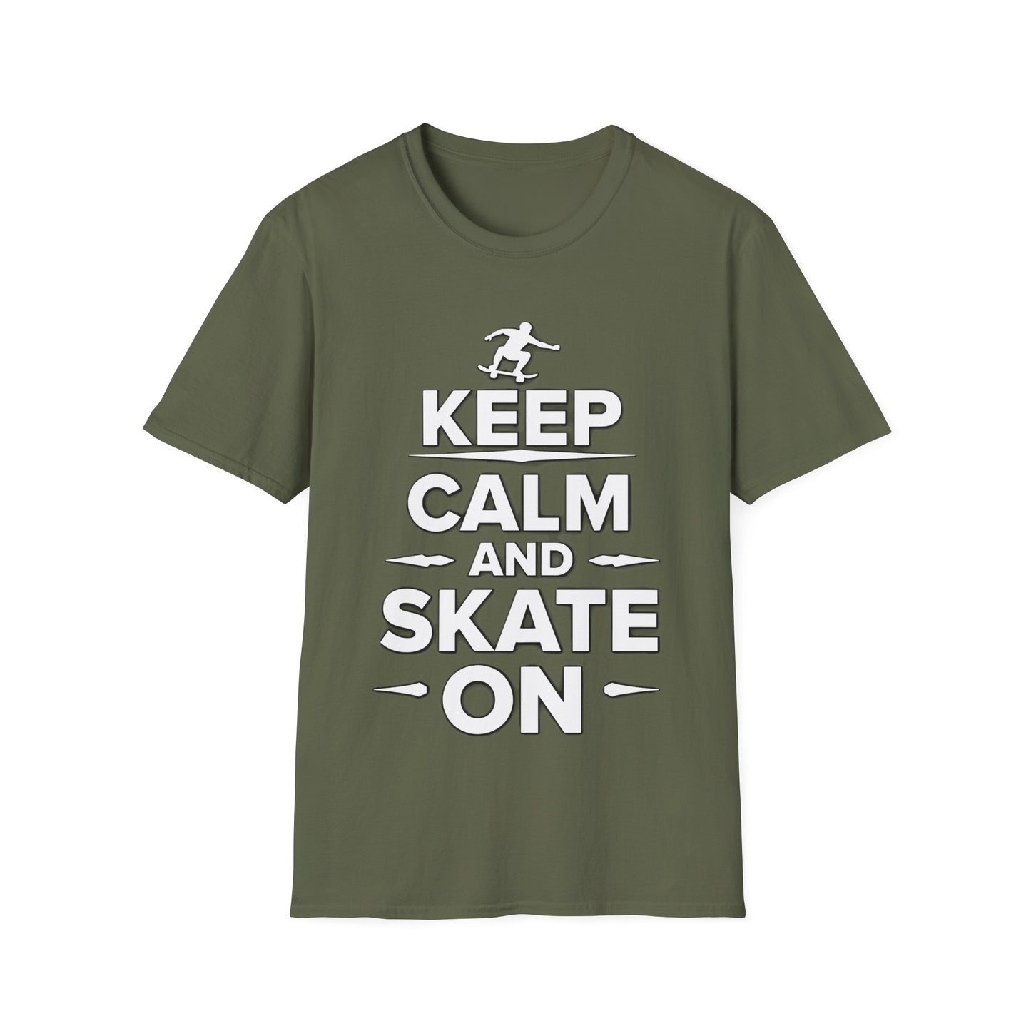 Keep Calm and Skate On T-Shirt