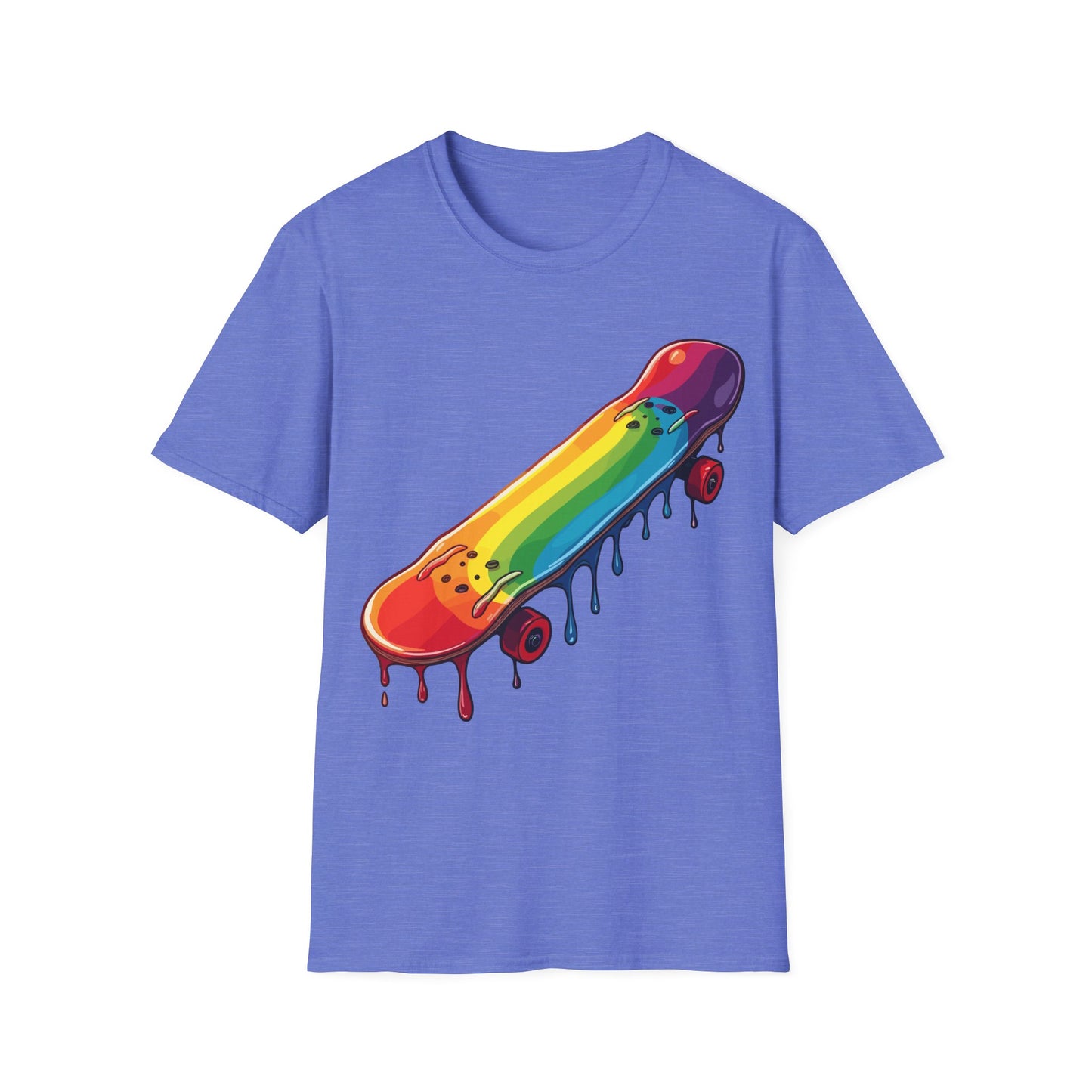 Dripping Paint Skateboard T-Shirt