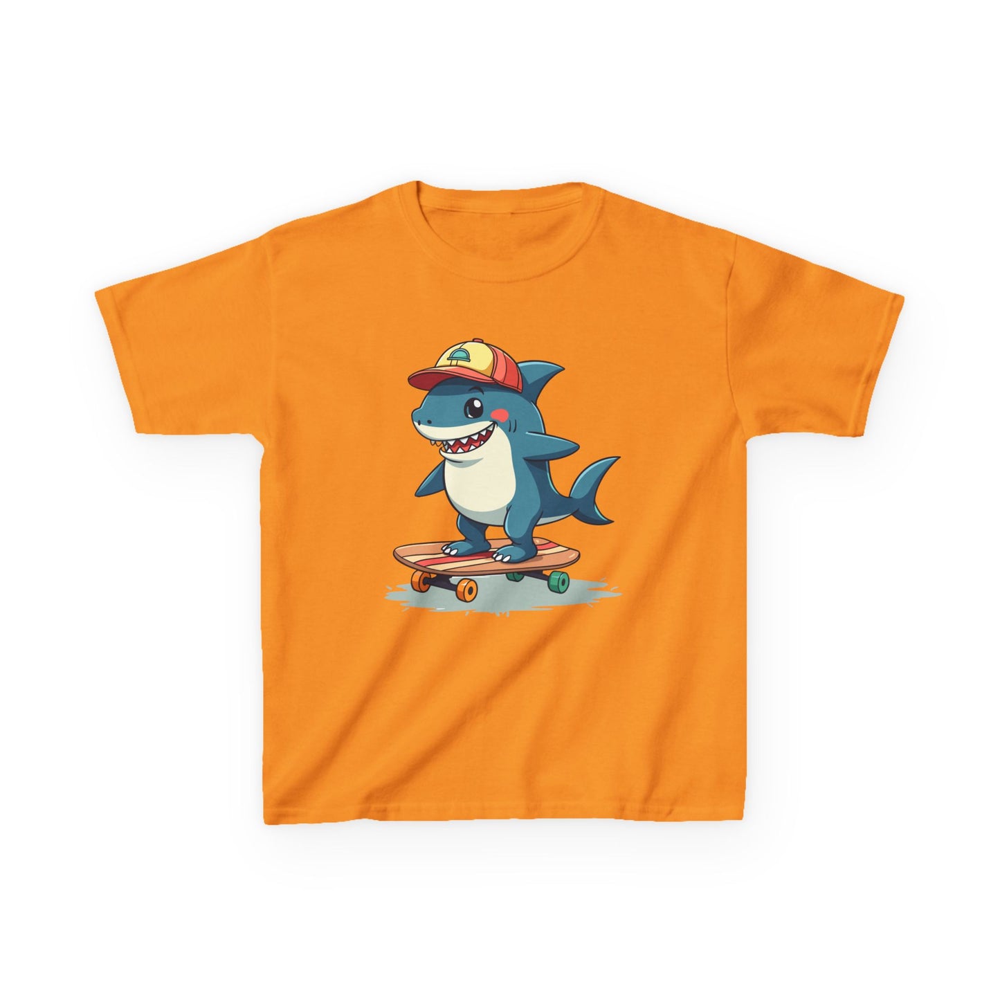 Skateboarding Shark Kid's Tee