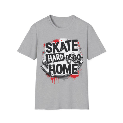 Skate Hard or Go Home Splatter T-Shirt