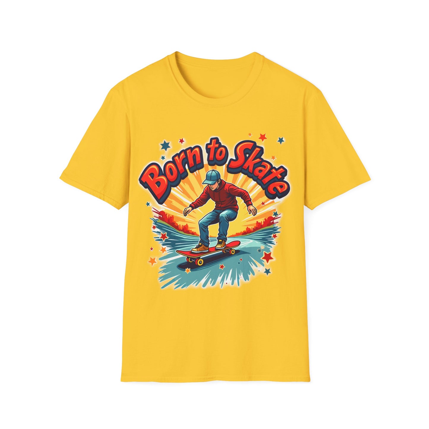 Born To Skate With Starburst T-Shirt