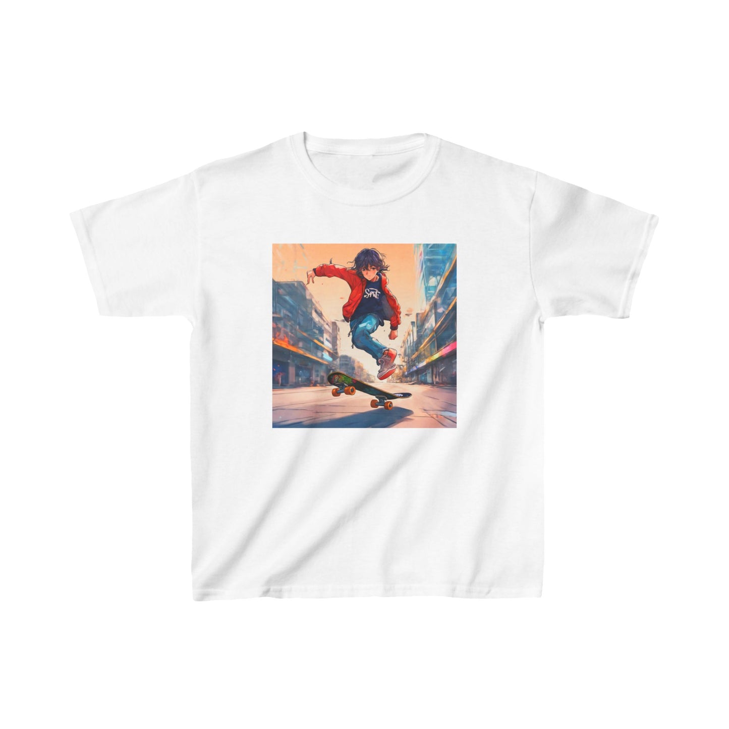 Anime City Boy Kid's Tee