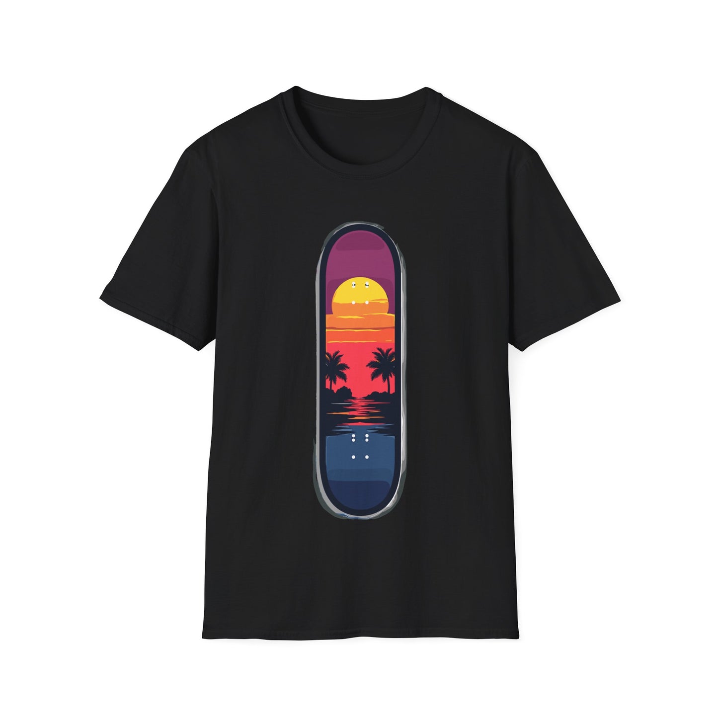 Sunset Skateboard T-Shirt