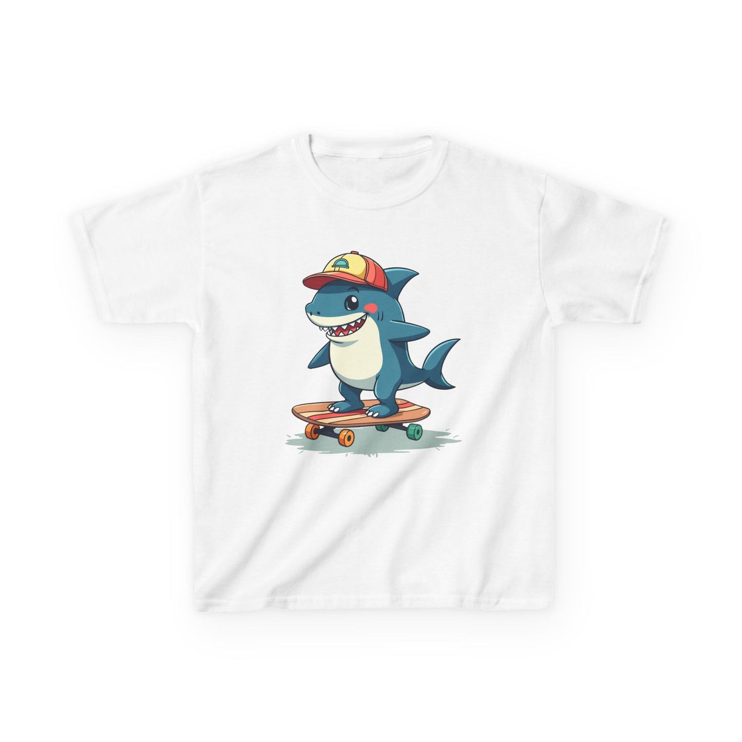 Skateboarding Shark Kid's Tee