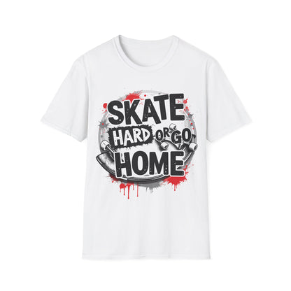 Skate Hard or Go Home Splatter T-Shirt