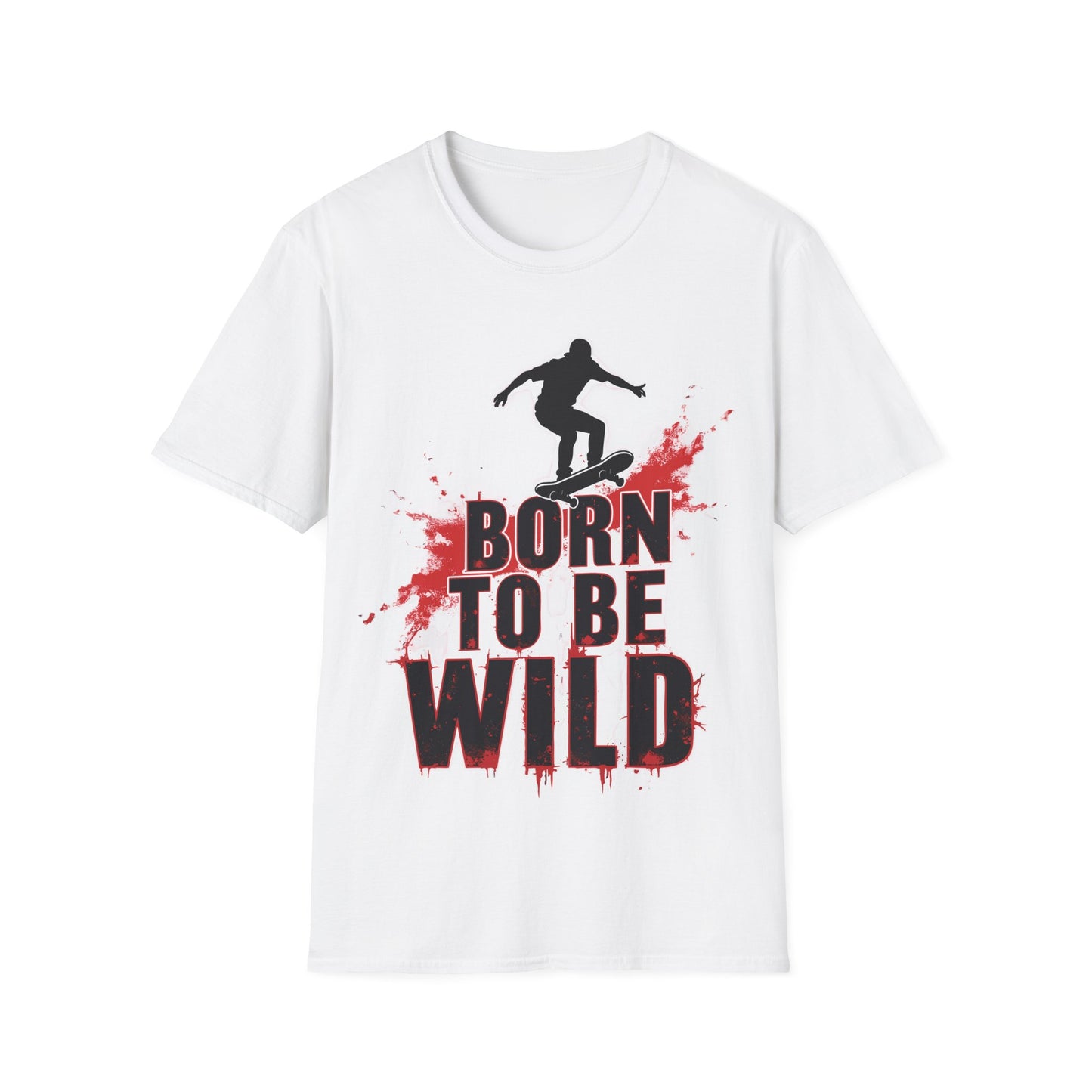 Born To Be Wild Red Drips T-Shirt