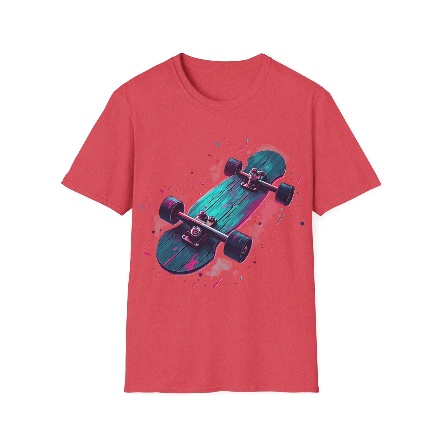 Upside Down Skateboard T-Shirt
