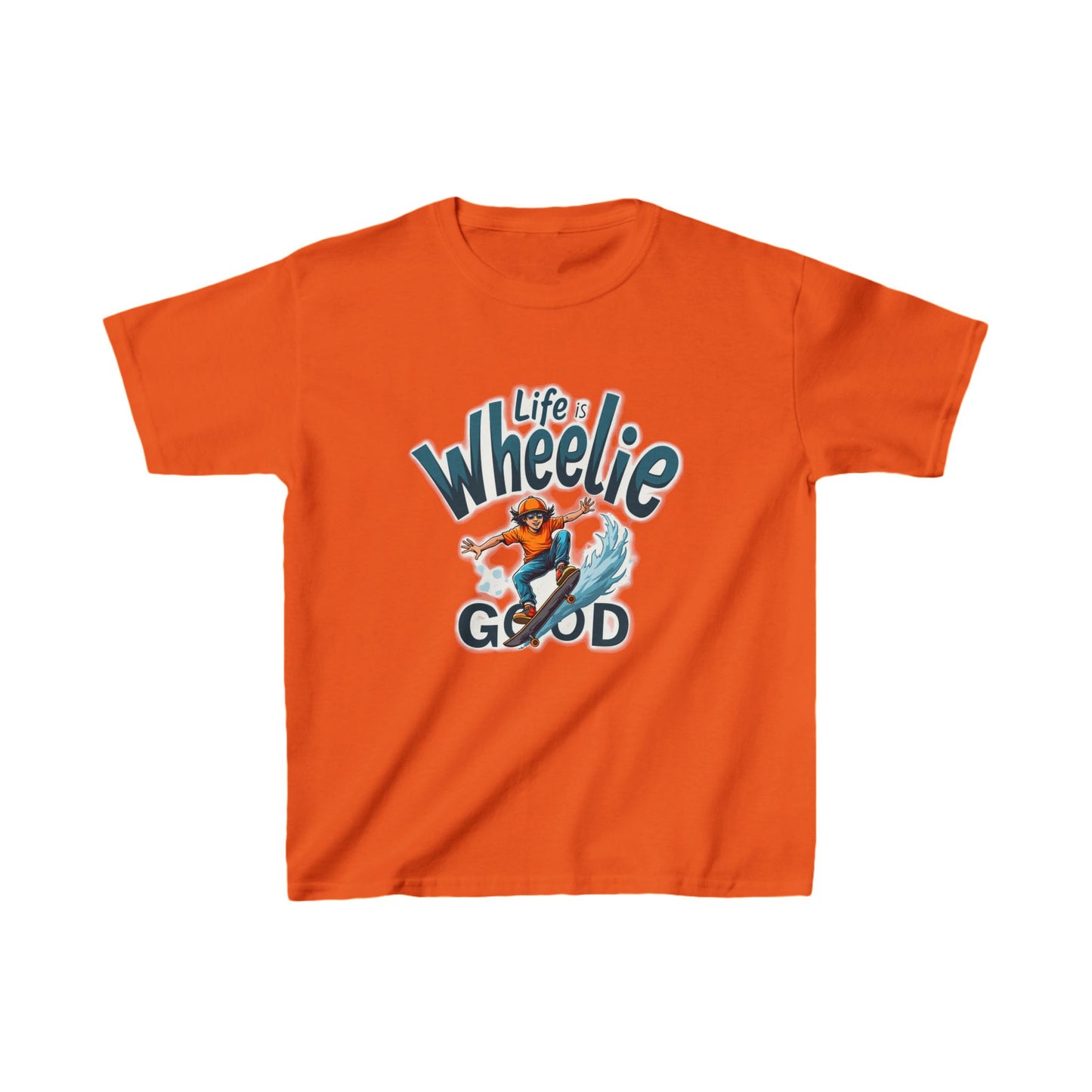 Life Is Wheelie Good With Sunglasses Kid's Tee