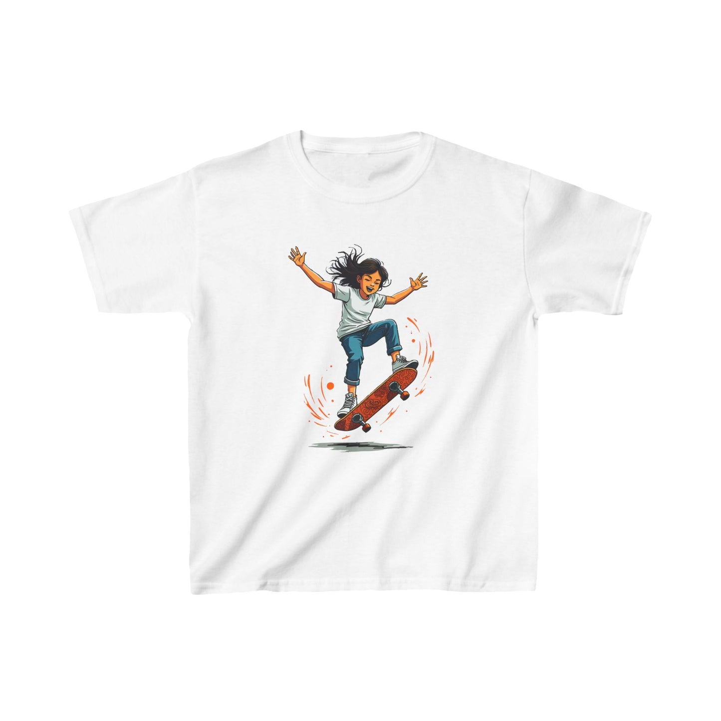 Little Skater Girl Kid's Tee