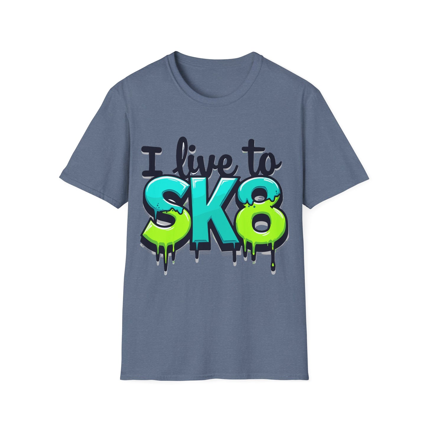 I Live To Sk8 Drip T-Shirt