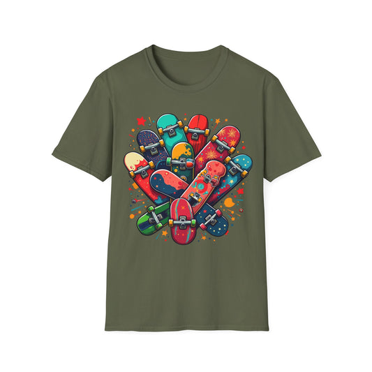 Skateboard Pile T-Shirt
