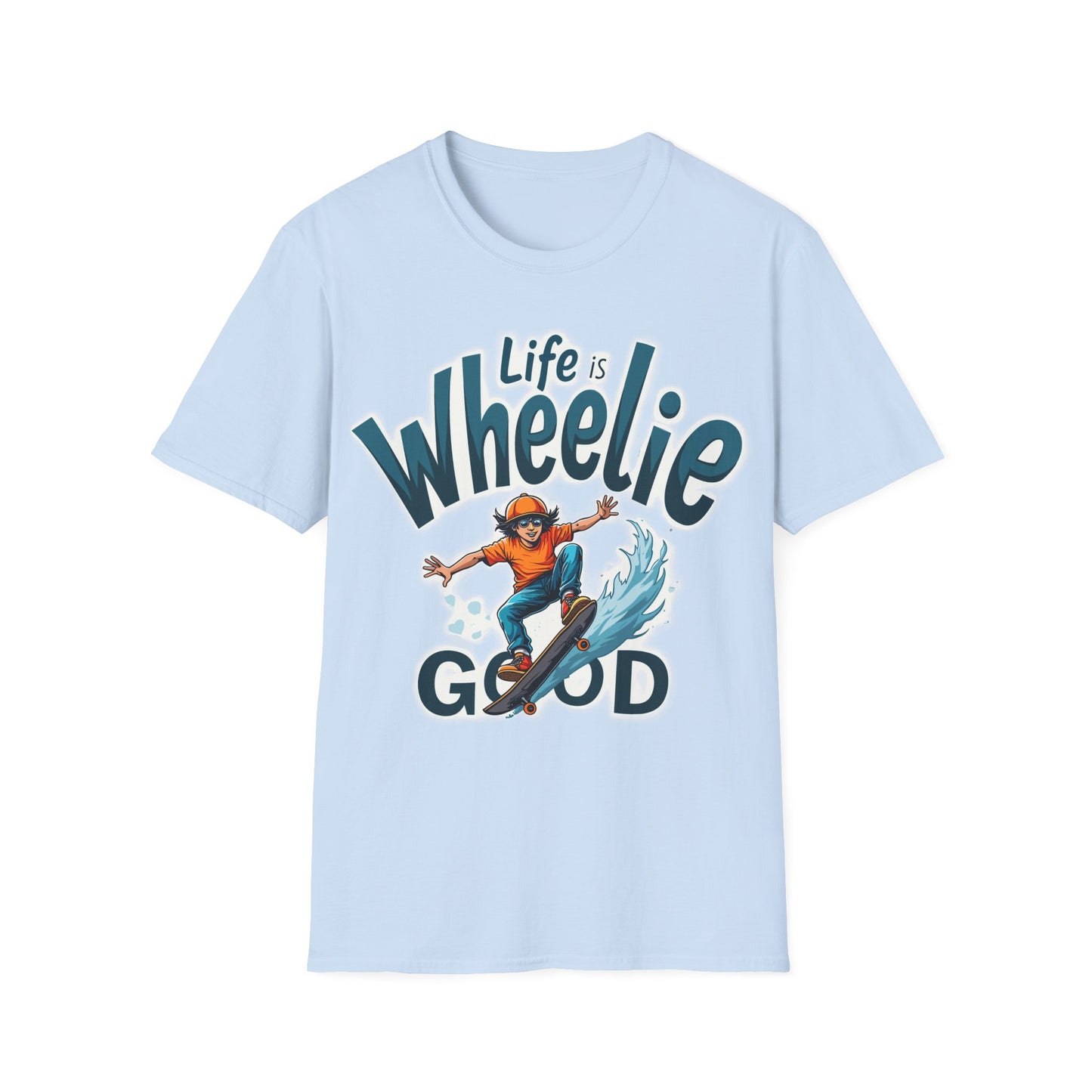 Life Is Wheelie Good With Sunglasses T-Shirt