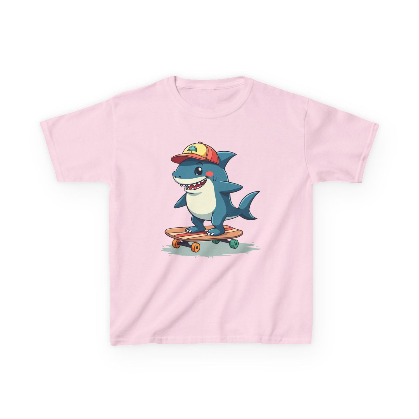 Skateboarding Shark Kid's Tee