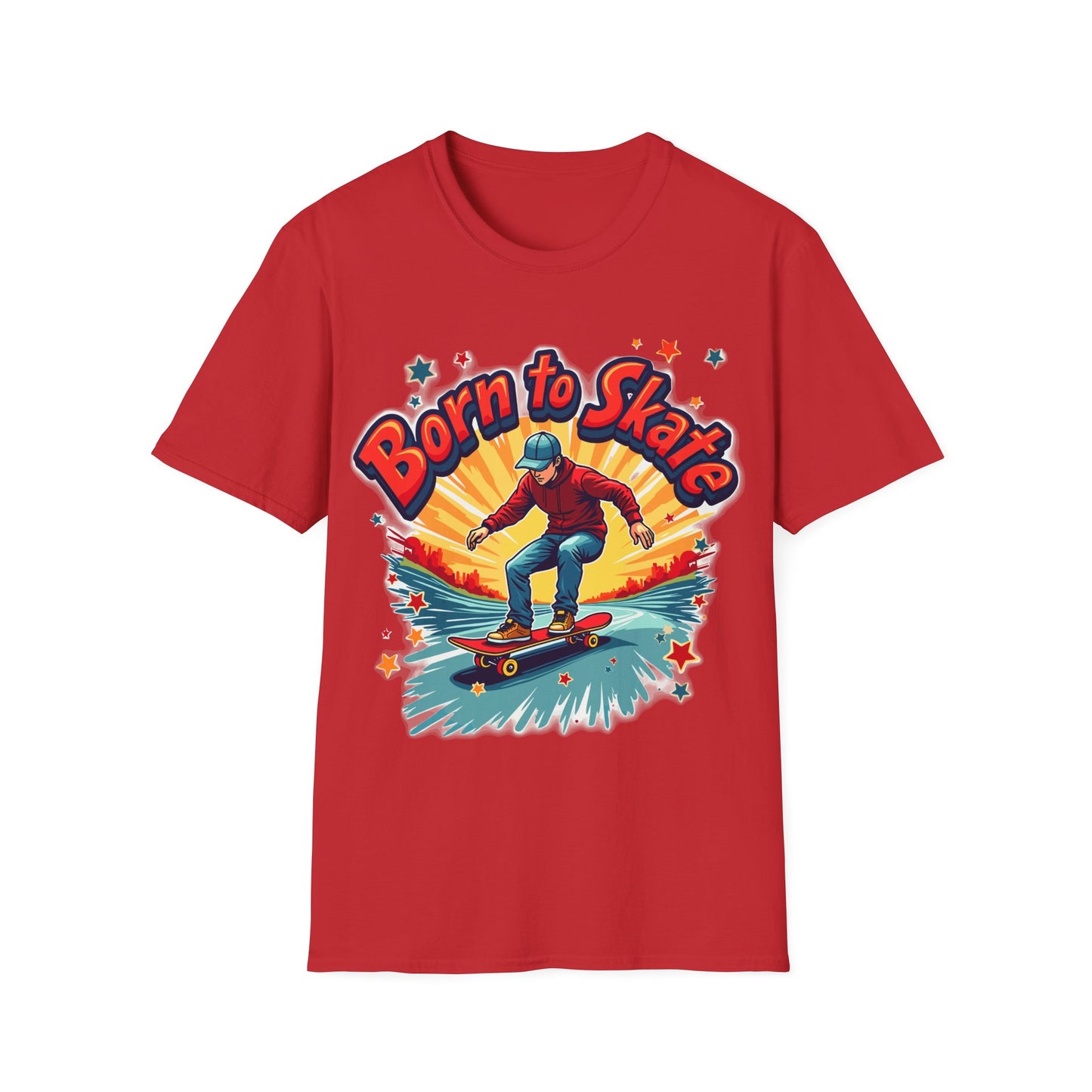 Born To Skate With Starburst T-Shirt