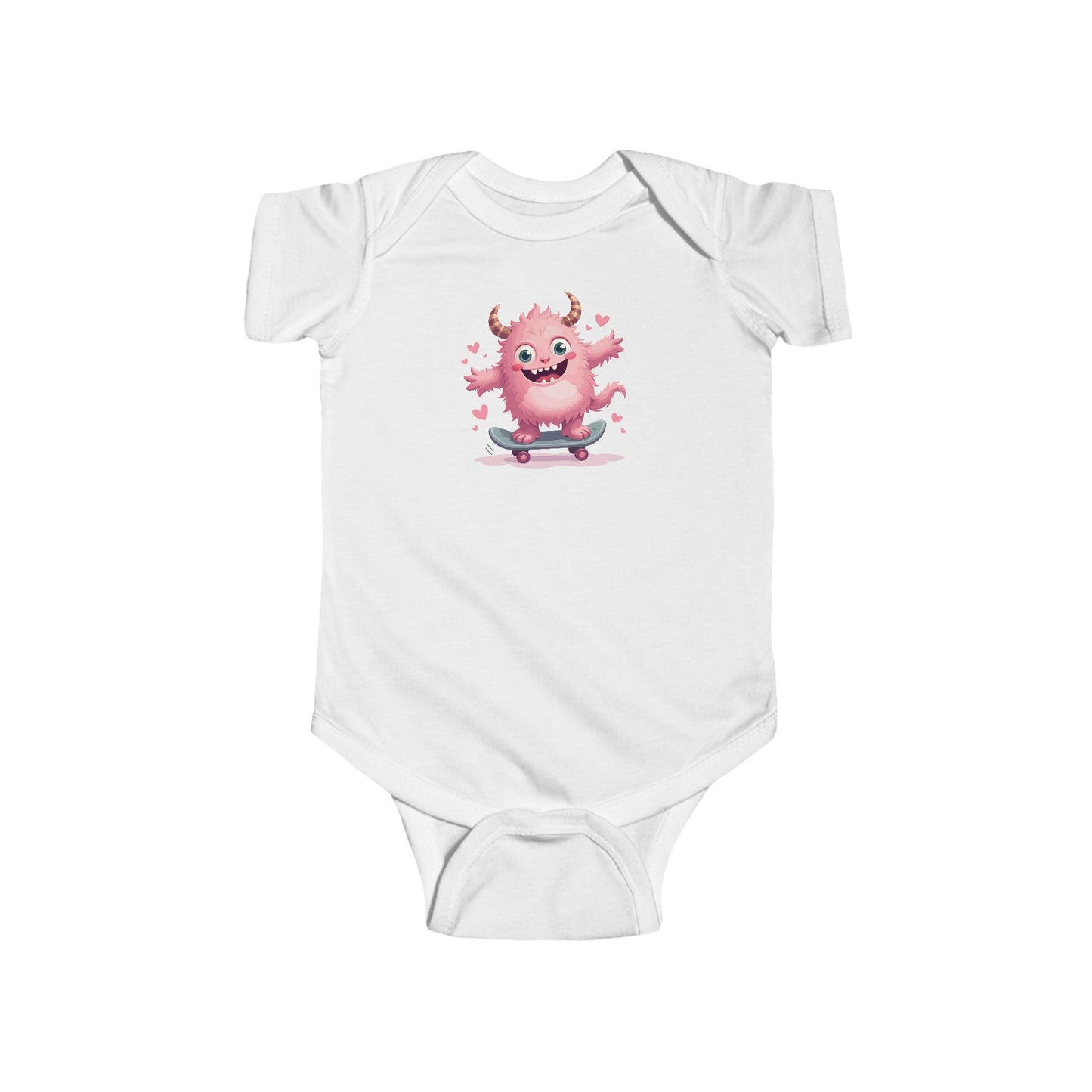 Pink Monster Infant Onesie