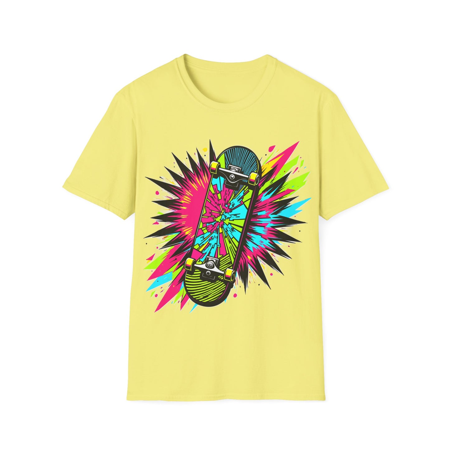 Neon Skateboard T-Shirt